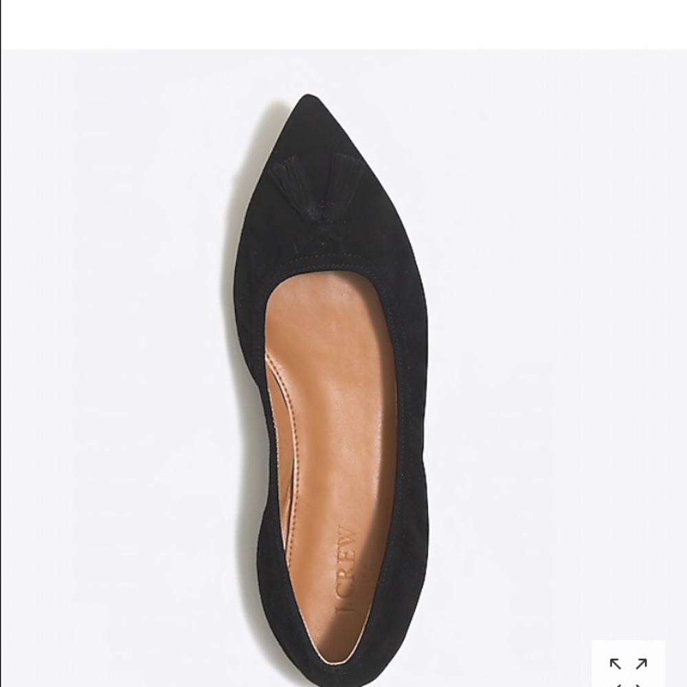 Suede Flats w/ Tassels